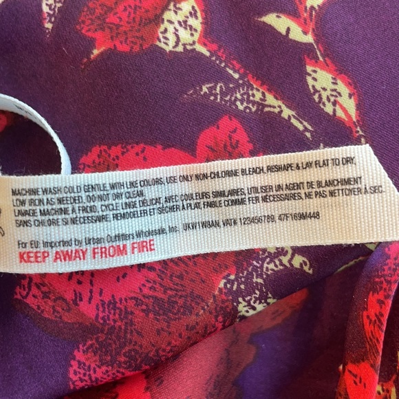 Intimately Free People Purple & Red Slip Dress - Picture 9 of 9